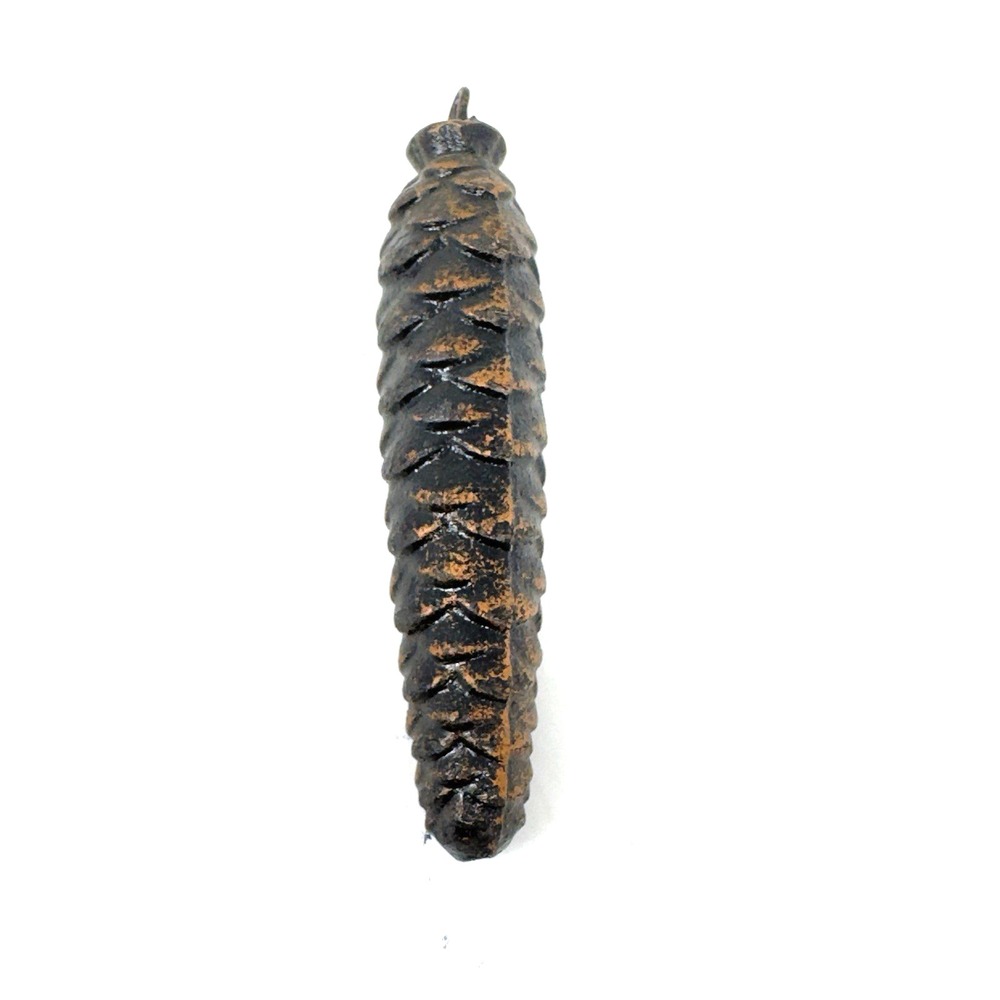 Vintage Pinecone Cuckoo Clock Weights B Cast Iron 4 3/4" 10.2 Oz 275 ET - Picture 1 of 4